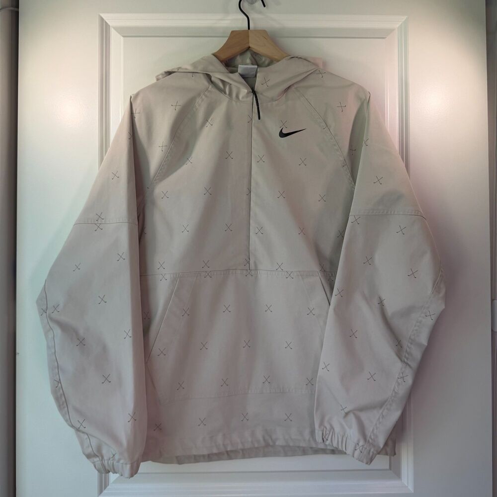 Nike Golf Repel Packable Anorak Jacket Men's M Light Bone